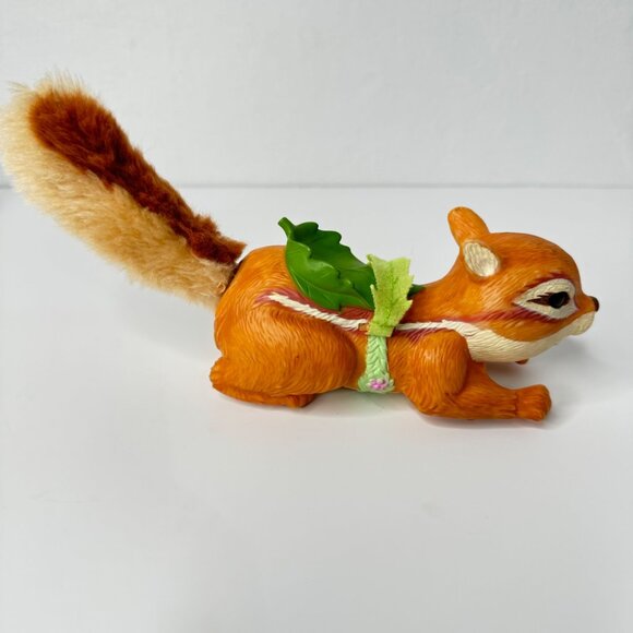 Disney Fairies Tinkerbell Ride-a-long Chipmunk Figure W/Leaf Saddle & Bushy Tail - Picture 1 of 12